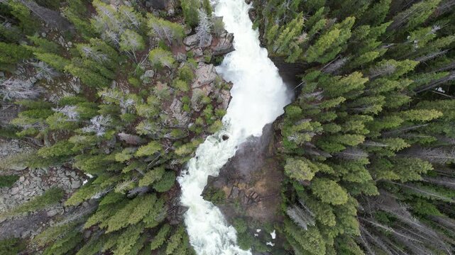 Aerial Drone Adventure Over Beartooth Highway, Red Lodge, Montana, and Wyoming
