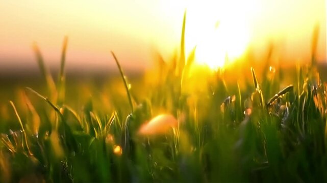 grass and sun