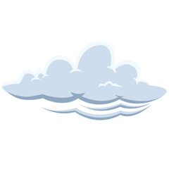 vector illustration of clouds