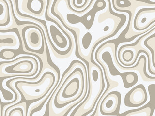 Abstract Swirling Beige and White Liquid Marble Texture Elegant Background Design for Print or Web