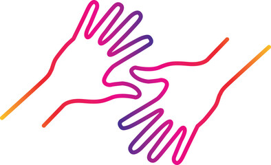 Multiethnic Diverse Hands Raised Up