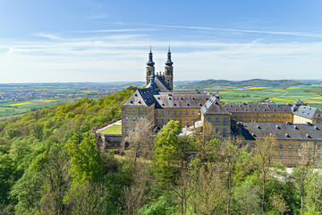 Fototapeta premium Air view of Kloster Banz