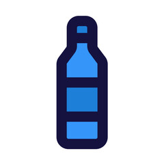 water bottle icon for illustration