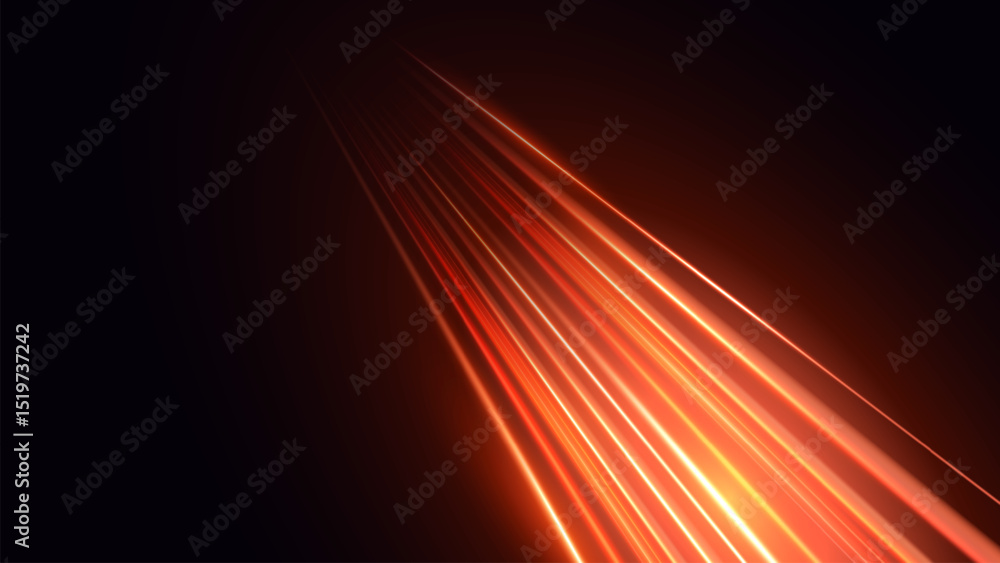 Aufkleber panoramic high speed technology concept, light abstract background. modern abstract high-speed movem
