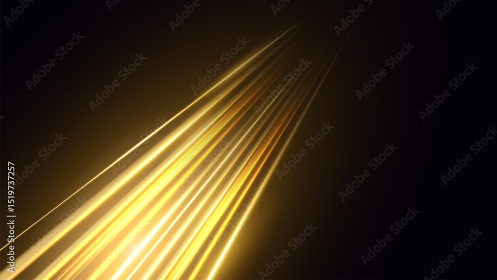 Aufkleber panoramic high speed technology concept, light abstract background. modern abstract high-speed movem