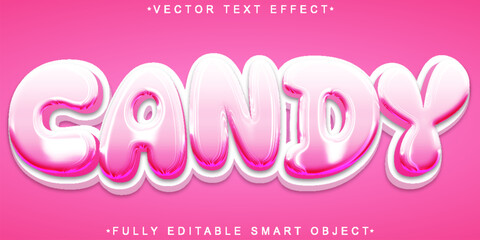  Candy Sweet Colorful Tasty Fun Bright Fully Editable Smart Object Text Effect