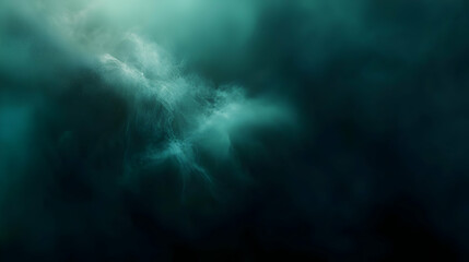 Fototapeta premium Abstract Underwater Scene With Teal Colors