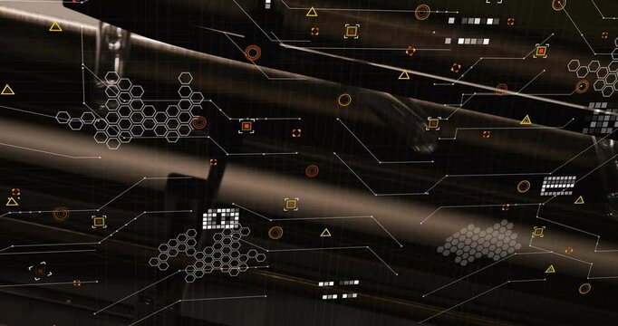Overhead pipes receiving digital scan overlays triggered by data drift for structural analysis
