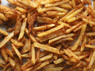 golden crispy homemade french fries