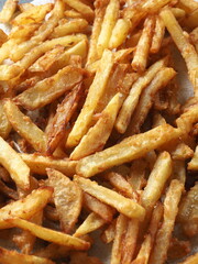 golden crispy homemade french fries