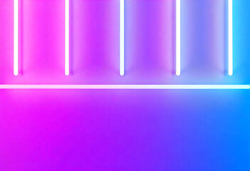 Fototapeta premium Vibrant Neon Lights Creating Stunning Visual Effects
