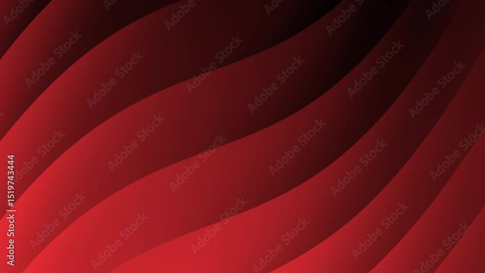 Poster abstract red waves flow diagonally across the image, creating a dynamic and modern gradient backgrou