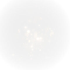 PNG Yellow Sparkles and Magical Glitter Dust Effect. Shining Light Overlay with Transparent Background for Christmas Cards, Abstract Festive Patterns, and Glowing Holiday Design Elements