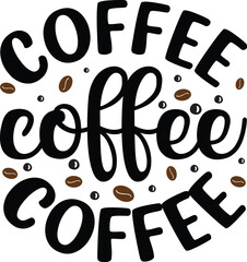 Coffee graphic design with coffee beans File