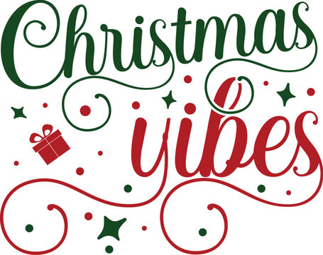Christmas vibes festive season holiday design File