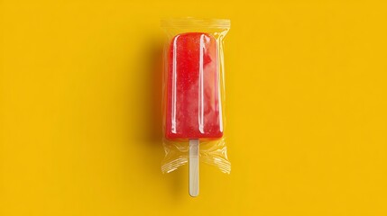 カラフルな包装アイスキャンディーのポップなスタジオ撮影
