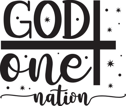 God one nation christian design File