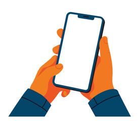 
Flat design smartphone illustration vector file