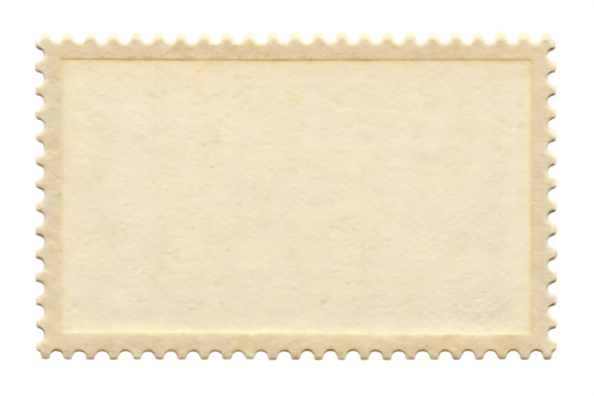  blank postage stamp clean postage stamp isolated on white background - Powered by Adobe