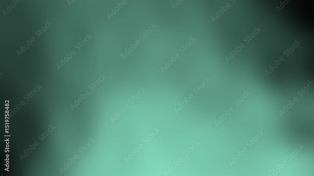 Poster a smooth teal gradient background with blended shades of green and blue, creating a soft, calming ab