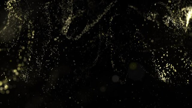 Elegant Gold Particles - Set of 5