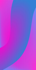 Blue Pink gradient shape on vertical gradient background with dynamic effect. Vector illustration