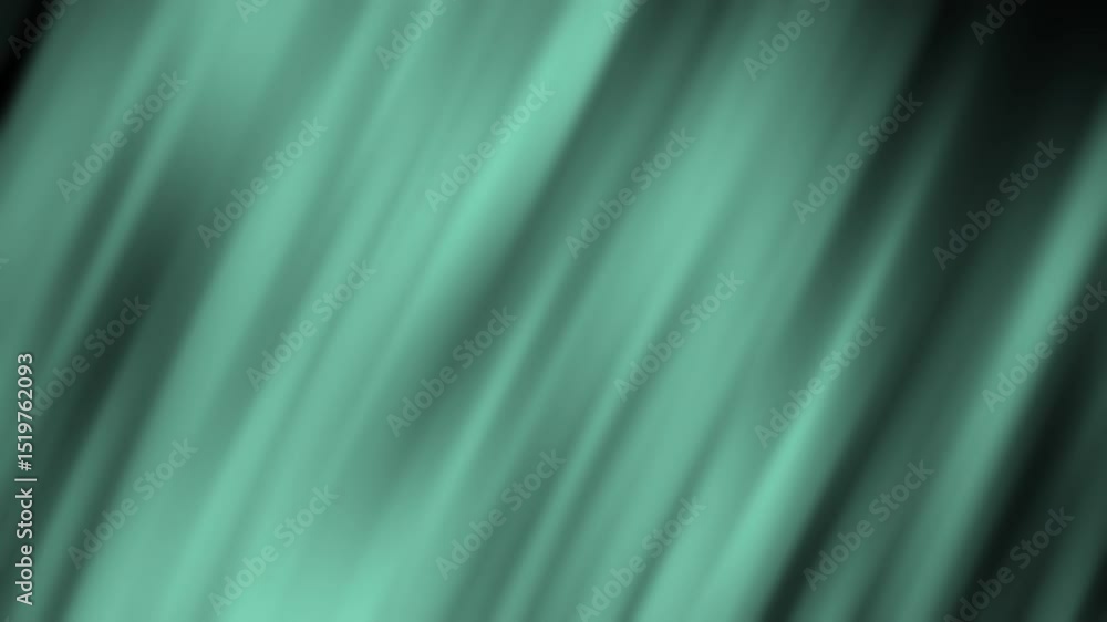 Poster a smooth teal and black abstract background with diagonal blurred light rays creating a soft gradien