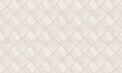 Rustic Geometric Sketch Texture - Neutral Wicker or Basketweave Background
