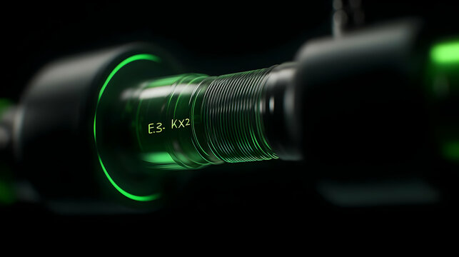 Glowing Green Digital Tube Technology
