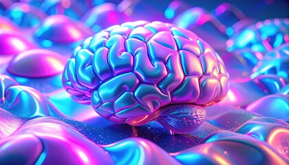 Generated image of Surreal Pink Brain