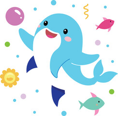 Fierce Shark Mascot Logo Vector for Sports and Gaming