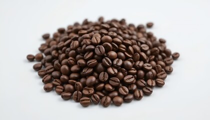 Naklejka premium Pile of Coffee Beans