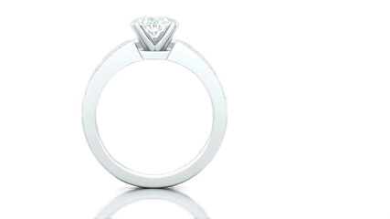 Elegant engagement ring design.