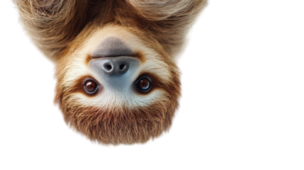 Sloth hanging around jungle habitat animal photography tropical environment close-up wildlife conservation