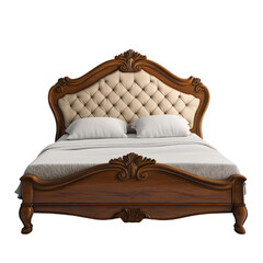 bed isolated on white background