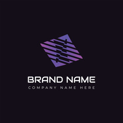 Modern gradient Letter logo design vector 