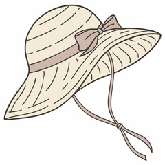 vector illustration of a hat