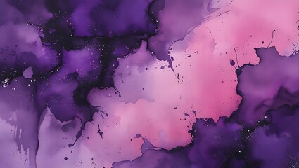 Abstract Purple and Pink Alcohol Ink Painting Fluid Art Texture