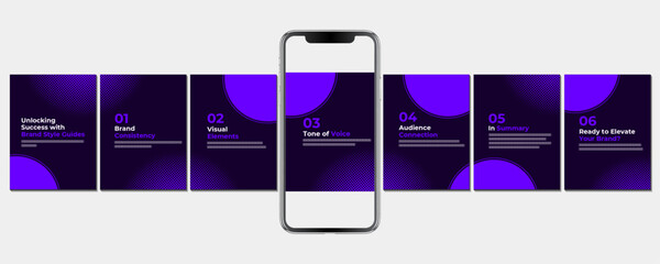 Carousel Design Template, Instagram and LinkedIn post Business Template.