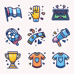 9-icon-set-soccer-game-day