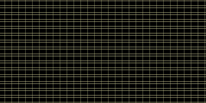 A black and gold grid background with a few lines. Black background with mesh lines