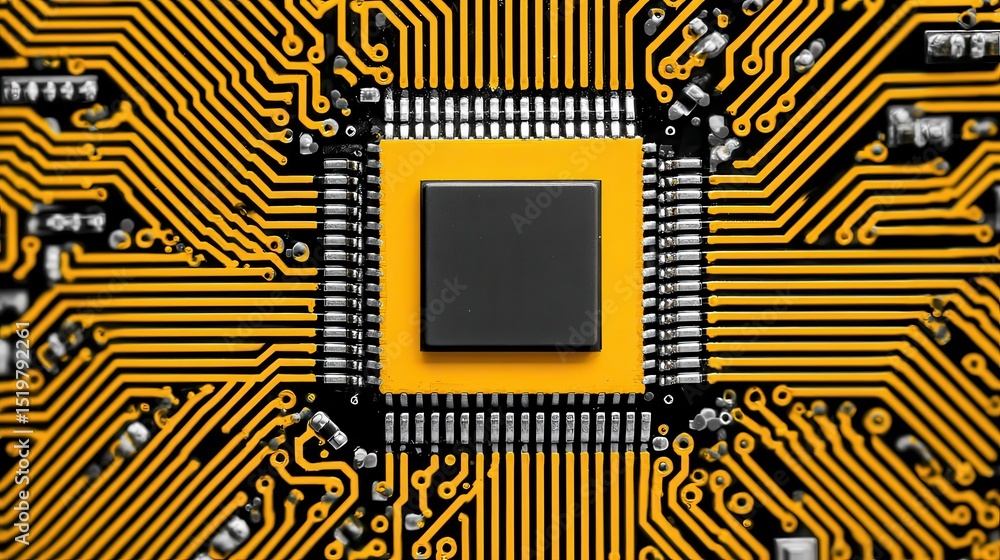 Poster merging quantum computing funds with global tech hubs' investment insights