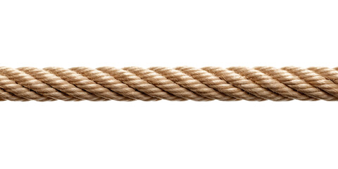  straight rope  isolated on white background PNG 