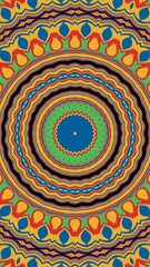 Fototapeta premium mandala motif design, kaleidoscope motif, mandala pattern, kaleidoscope pattern, wallpaper, mandala, kaleidoscope. HD