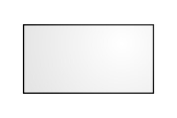 Obraz premium PNG Large LED Television Display Template for Interface and Product Showcase