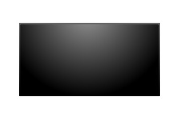 PNG Large LED Television Display Template for Interface and Product Showcase
