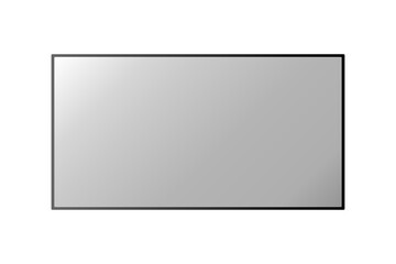 PNG Vector Modern Flat LCD TV Monitor Mockup for Design and UI Projects