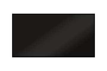 PNG Vector Modern Flat LCD TV Monitor Mockup for Design and UI Projects