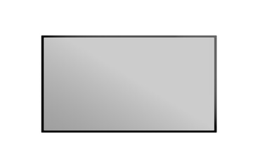 PNG Realistic LED TV Screen Template with Blank Display on Transparent Background