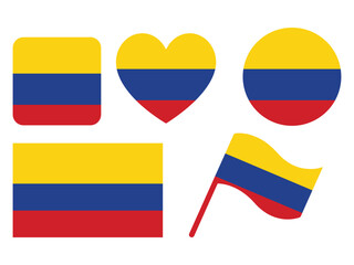 Colombia map icon vector illustration